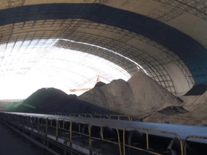 临河煤棚料仓网架